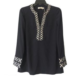 Tory Burch Navy Tunic